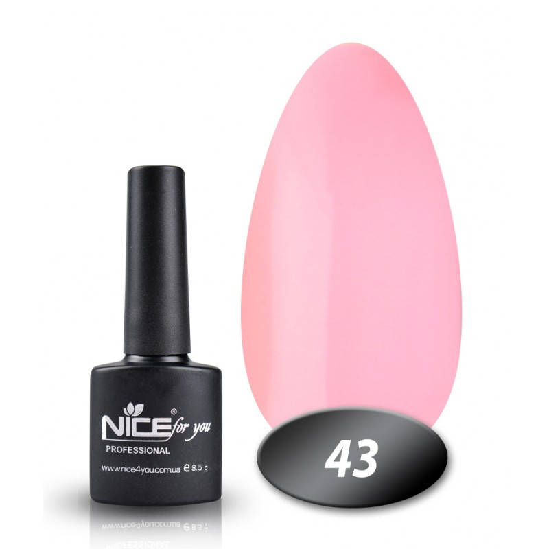 

Гель-лак Nice for you 043 клубничный крем 8,5 мл