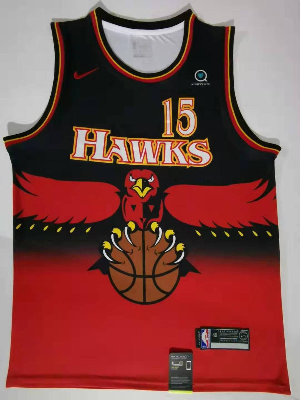 

Мужская ретро майка Carter №15(Картер) команда Atlanta Hawks