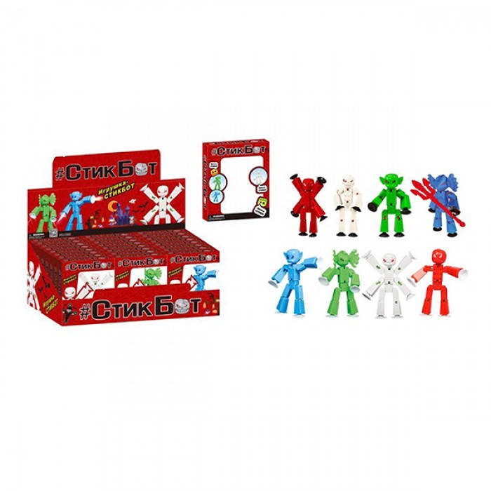 

Стикбот игрушка (Монстры) JM-26A 24 штуки