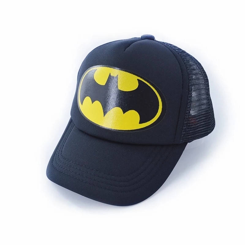 

Детская кепка Тракер Бэтмен (Batman) с сеточкой, Унисекс Черный