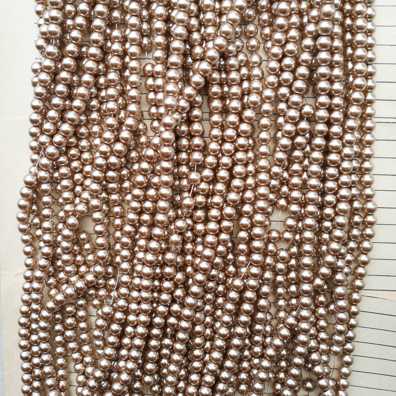 

Керамічні намистини, кавові 3 мм