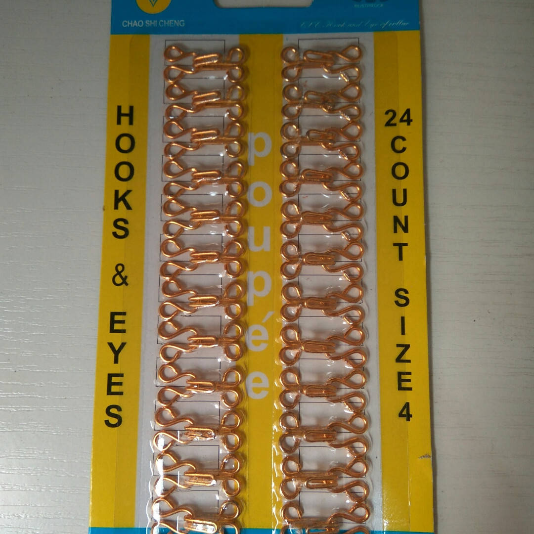 

Крючки юбочные размер 4