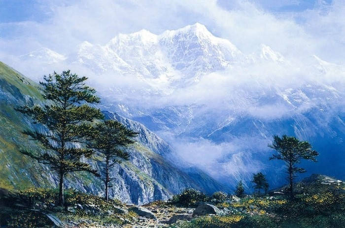 

Алмазная мозаика В облаках 30*40см без рамки 40*8*5см (C533)