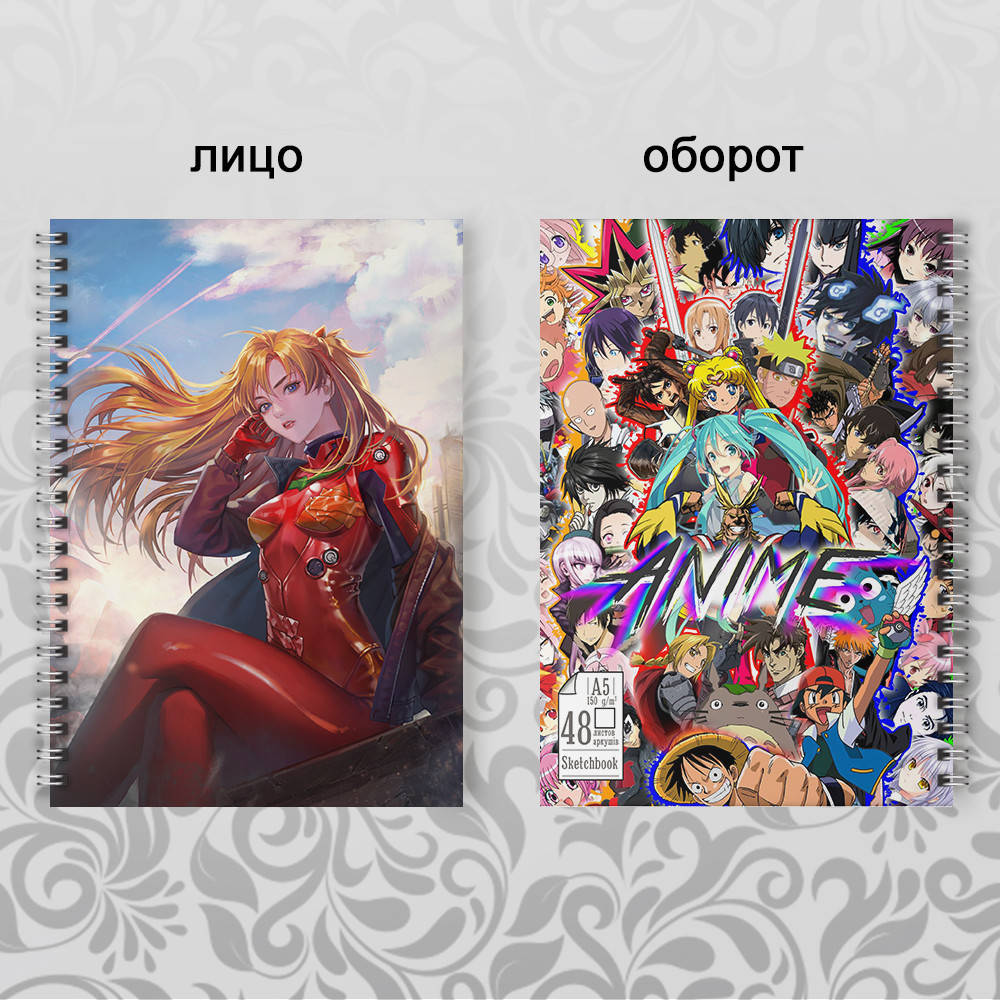 

Скетчбук Аниме Evangelion 005