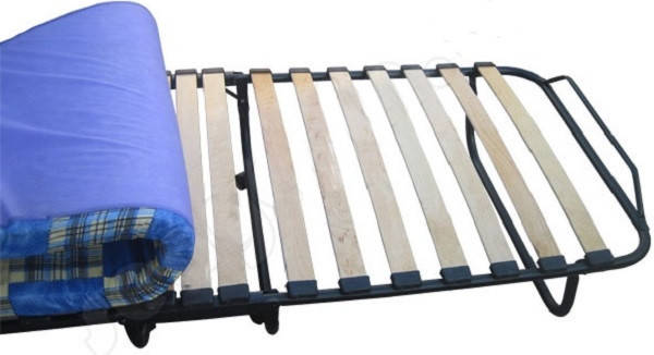 

Раскладушка AllSet на ламелях с матрасом 6 см 195x75x30 см, Разные цвета
