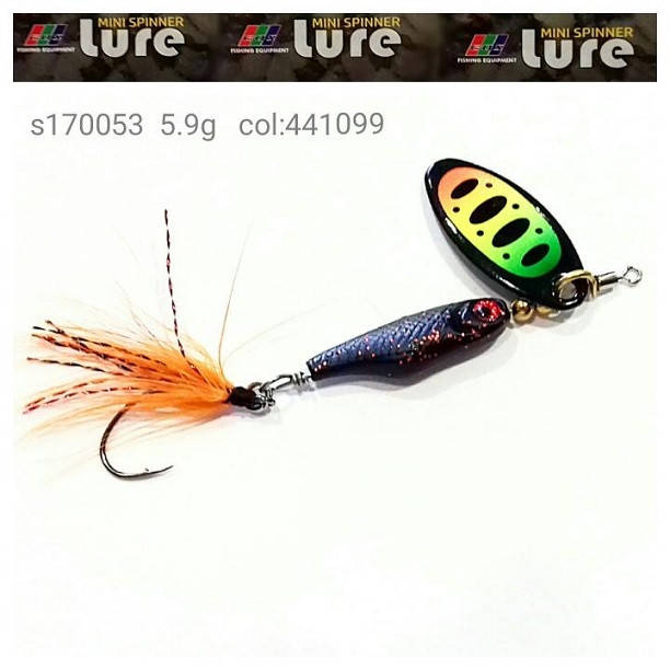 

Блесна вертушка EOS Mini Spiner Lure 441099 5.9г