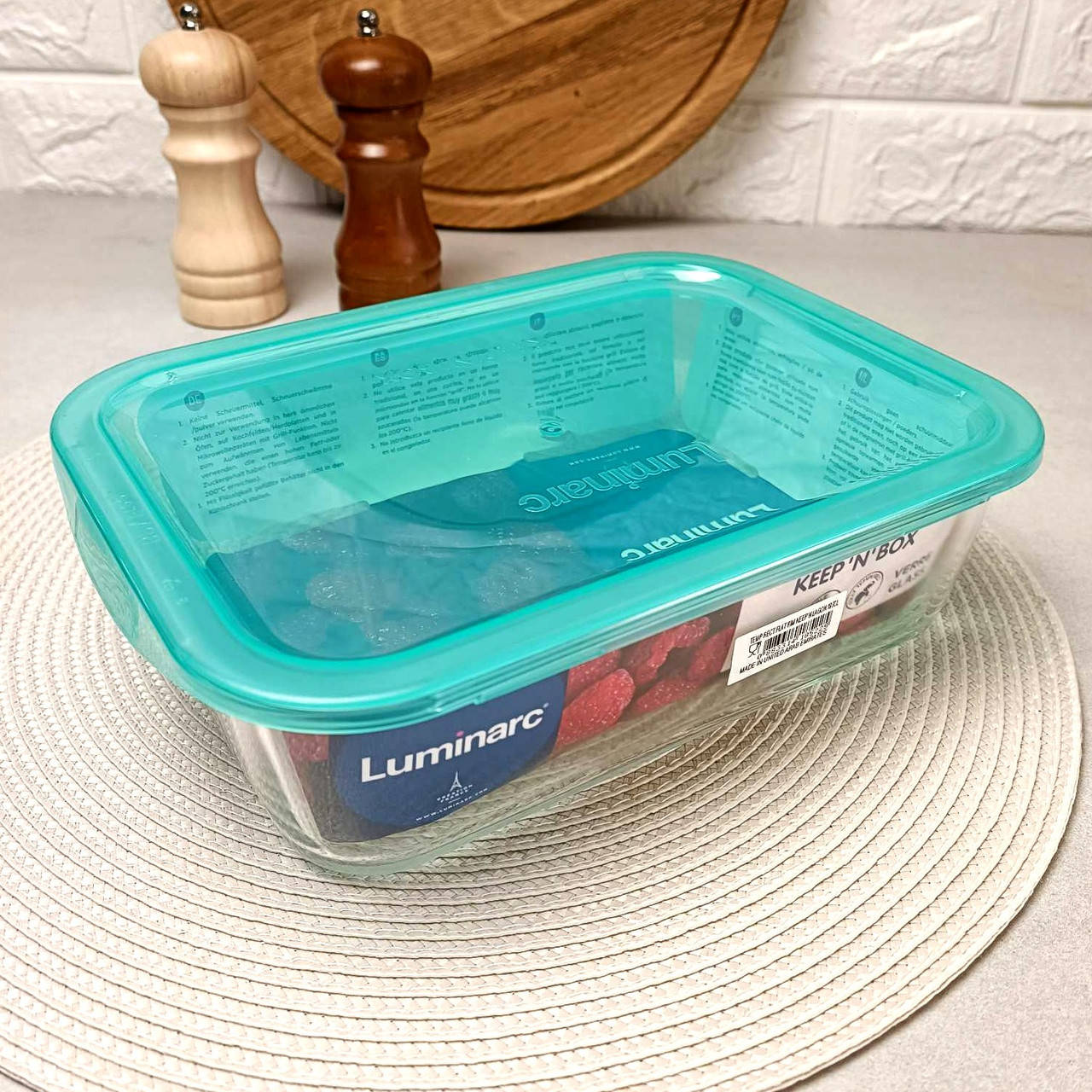 

Контейнер прямоугольный стеклянный для хранения Luminarc Keep'n'box 1970 мл, Прозрачный