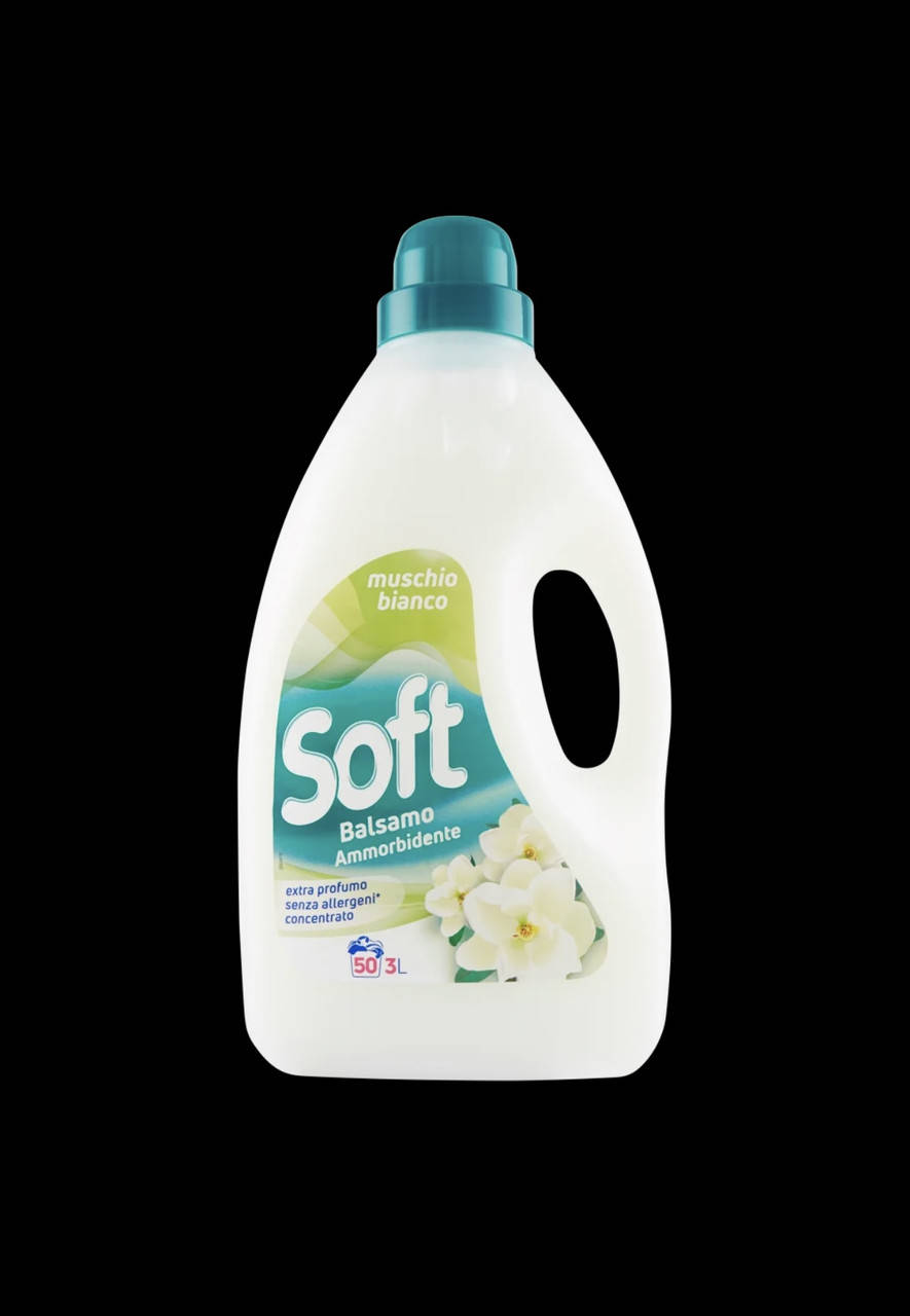 

Кондиционер-ополаскиватель SOFT Muschio Bianco 3 л Италия