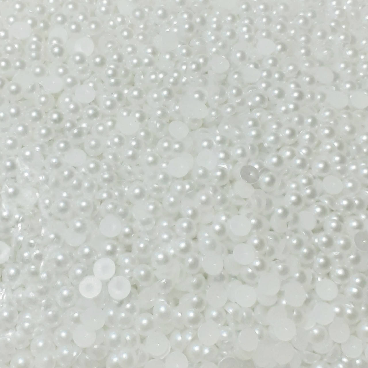 

Жемчуг половинка белый 6 мм, 10 гр