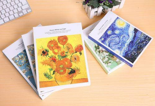 

Скетчбук для рисования и графики Ван Гог. SketchBook. 2а размера 21 х 14,5 см., 25,5 х 19 см., 256 страниц