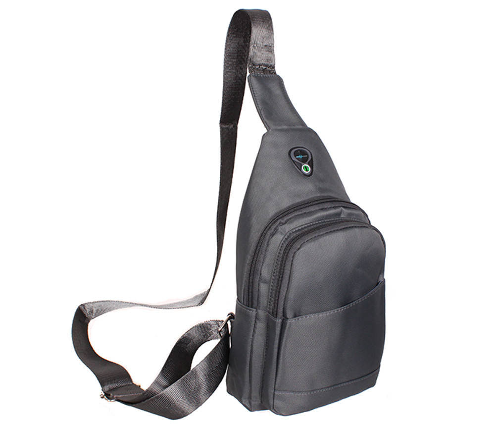 

Сумка мини-рюкзак мужская Nobol 6070-233Grey Серая, Серый