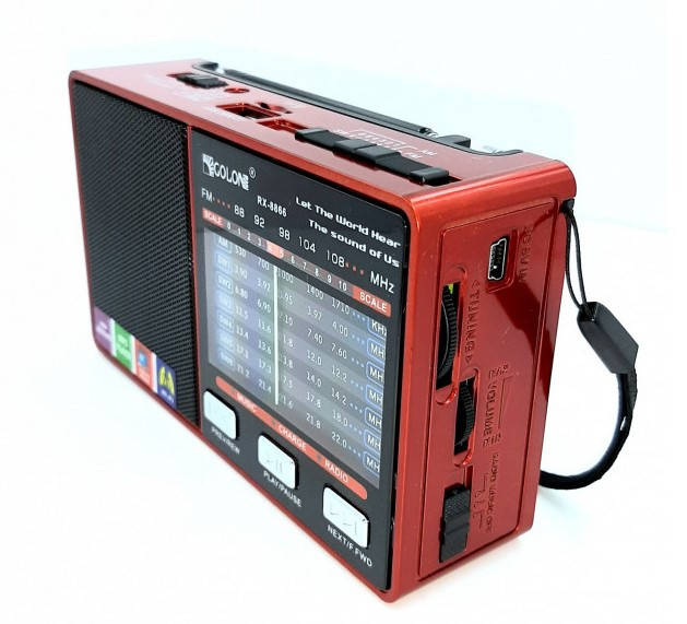 

Радиоприемник COLON RX-8866, 7711 USB, ручной, батарейка + аккумулятор, фонарь