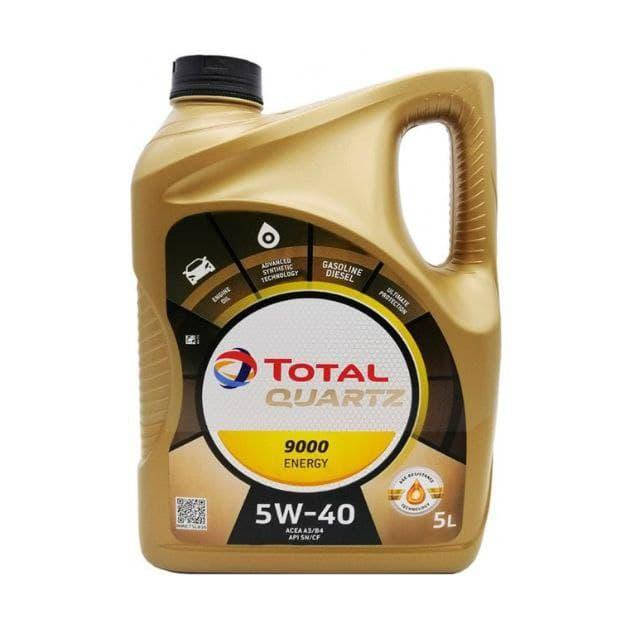 

Моторное масло Total Quartz Energy 9000 5W-40 5л