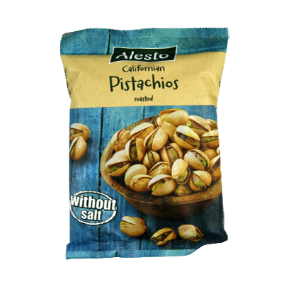 

Фісташки Алесто не солені (сині) Alesto 250g 40шт/ящ (Код : 00-00003759)
