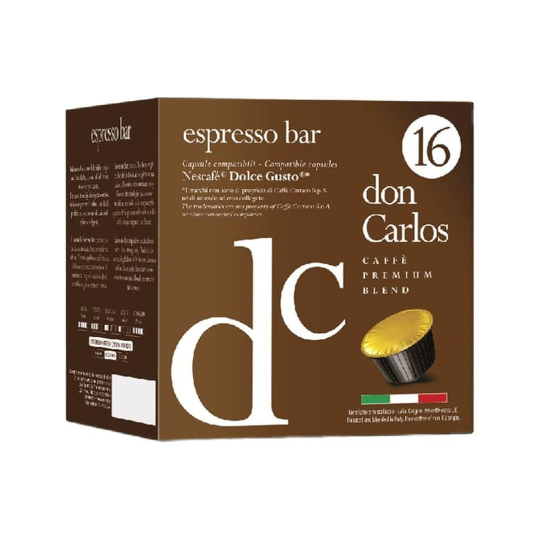 

Кофе в капсулах DG Carraro Don Carlos Espresso Bar 16 шт