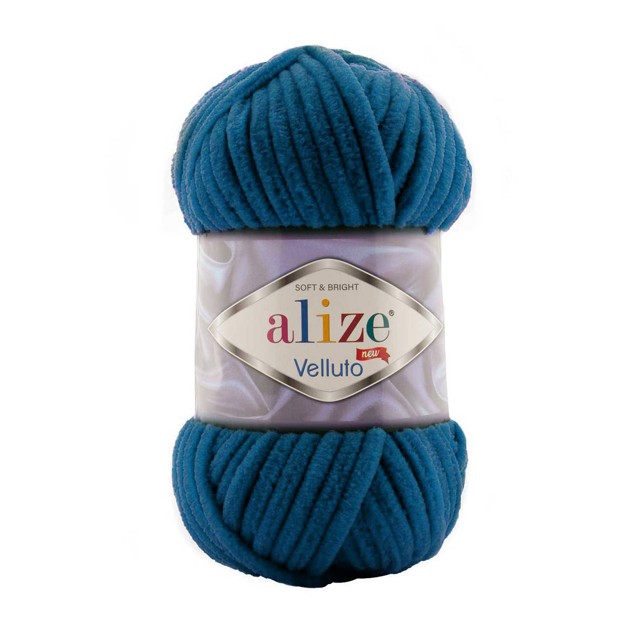 

Пряжа Alize Velluto 646 петроль