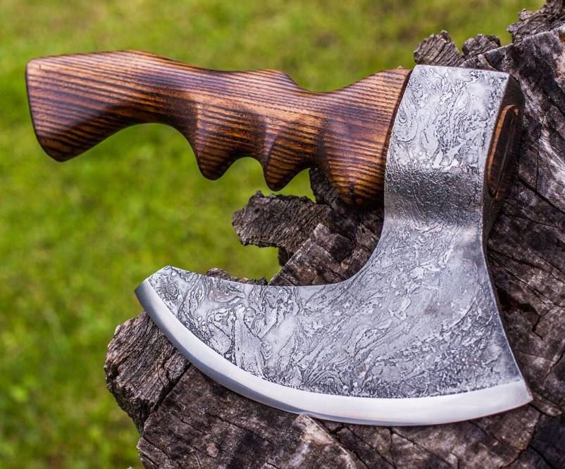 

Кованый Кулачный топор ручной работы с травлением опт, Разные цвета