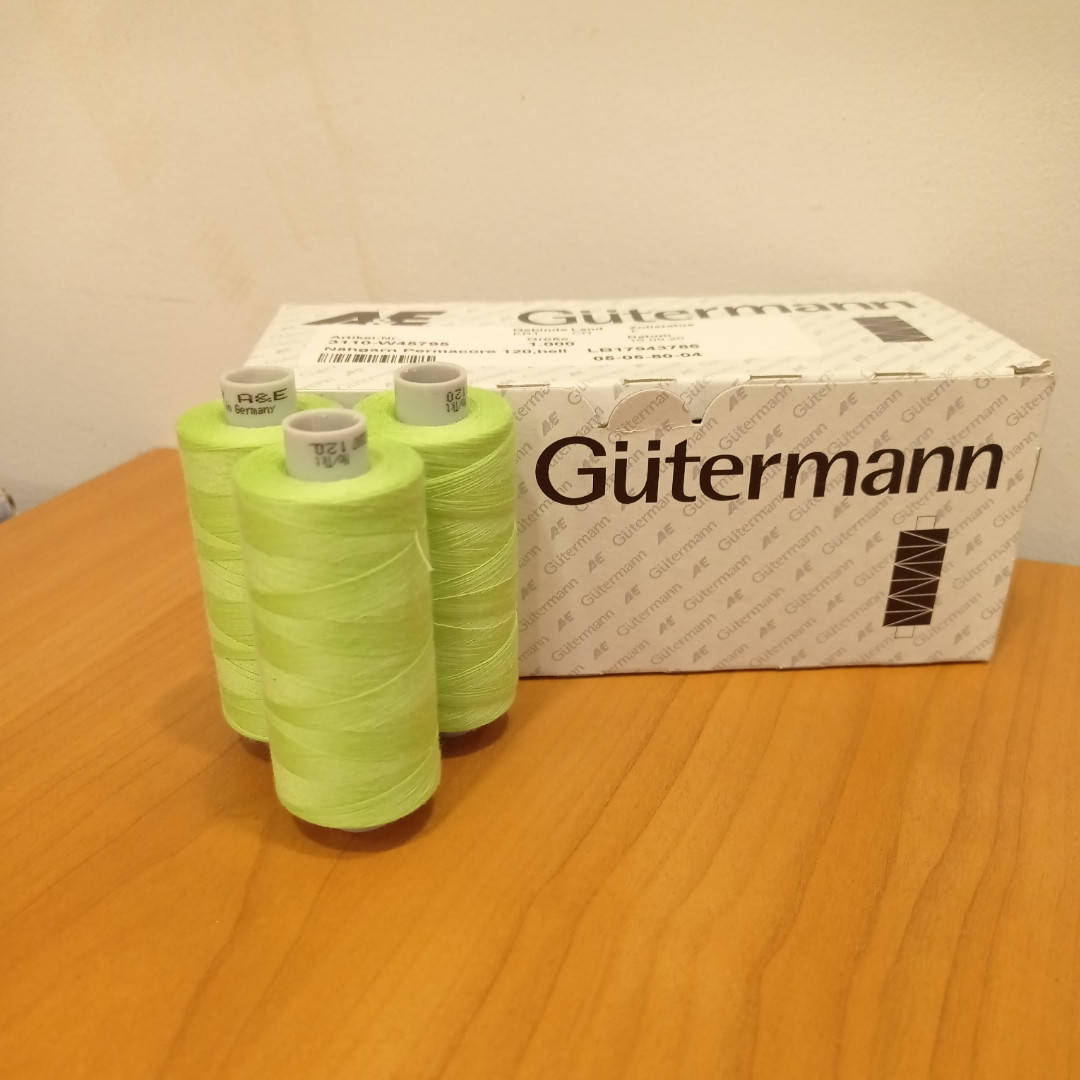 

Нитка Gutermann Perma Core №120 1000м.col 45795