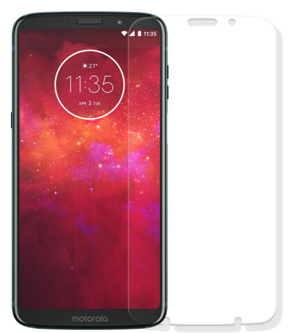 

Гидрогелевая защитная пленка на Motorola Moto Z3 на весь экран прозрачная, Прозрачный