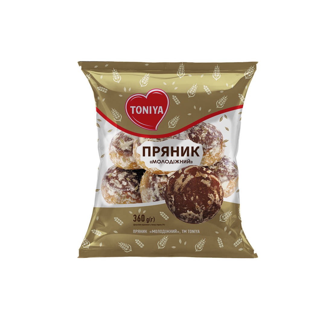 

Пряник печенье Молодежный 360г ТМ TONIYA