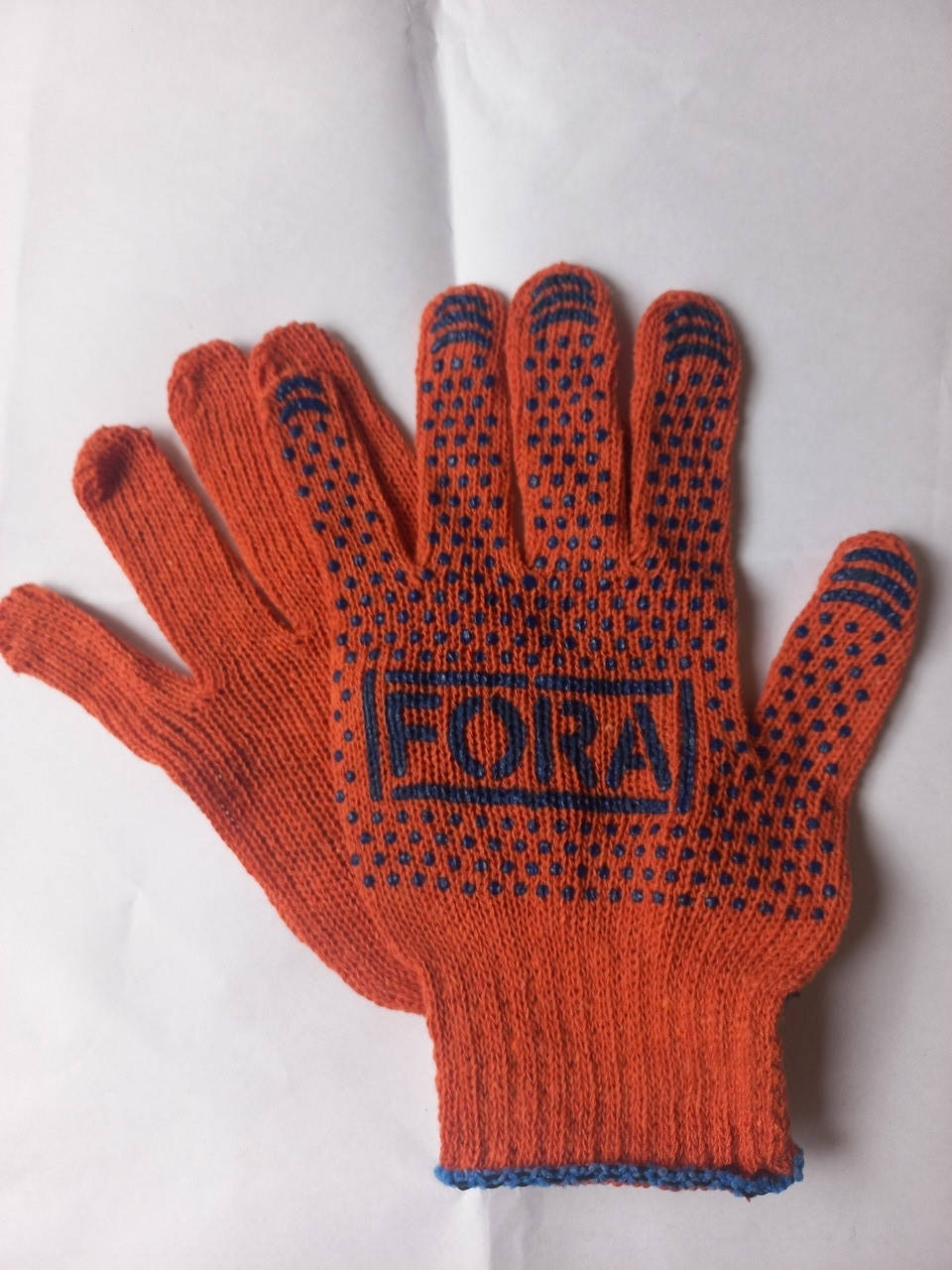 

Перчатки рабочие с пвх точкой FORA