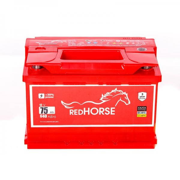

Аккумулятор автомобильный Red Horse 6CT-75 АзЕ Premium
