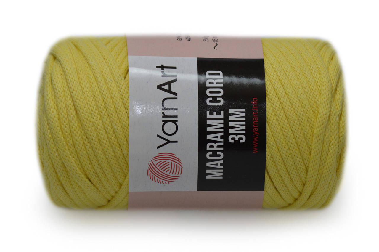 

YarnArt Macrame Cord 3mm, Шампань №754, Молочный