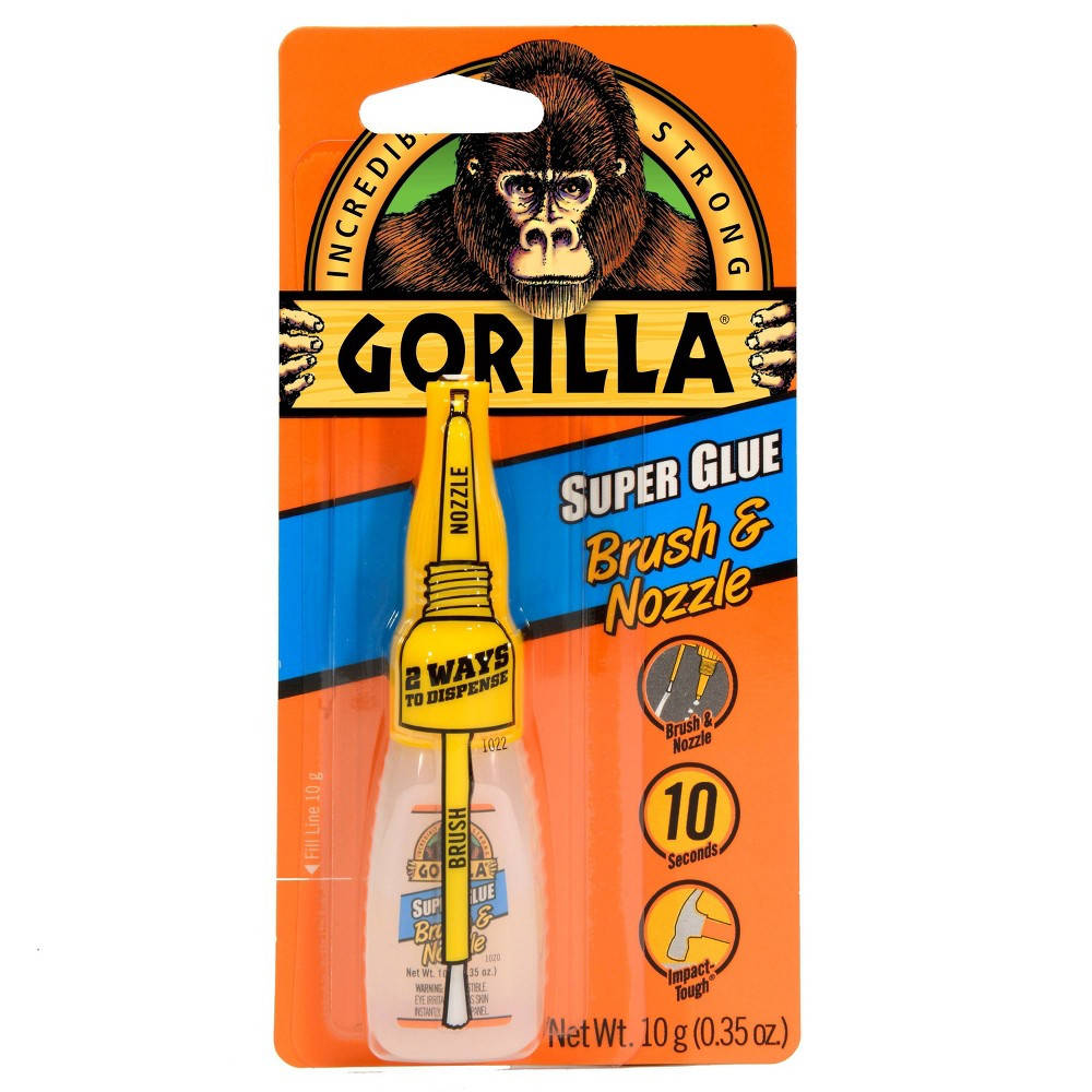 

Супер клей с кисточкой Gorilla 10 г