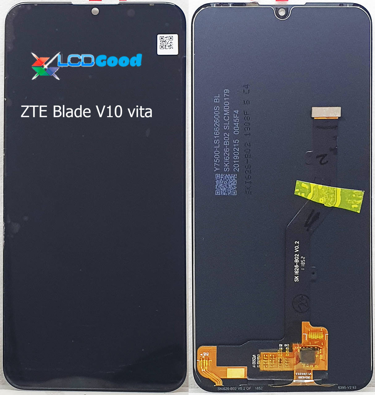 

Модуль ( дисплей + сенсор ) ZTE Blade V10 vita Чорний, Черный