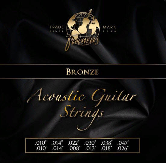 

FRAMUS 48240 BRONZE LIGHT 12STRING (10-47) Струны для 12-струнной акустической гитары