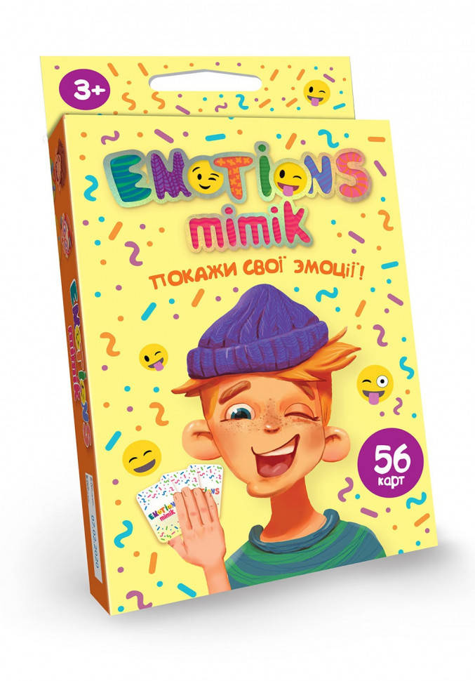 

Карточная игра Emotions Mimik EM-01-01U на укр. языке