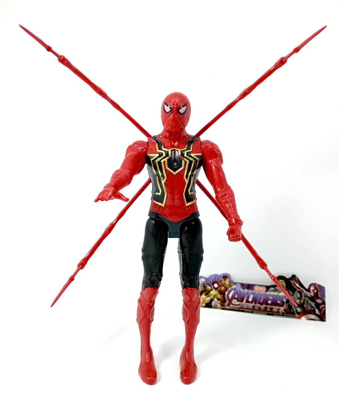 

Фигурка Человек-Паук Spider-Man Marvel " Супергерой. Мстители " 15см со Светом на груди