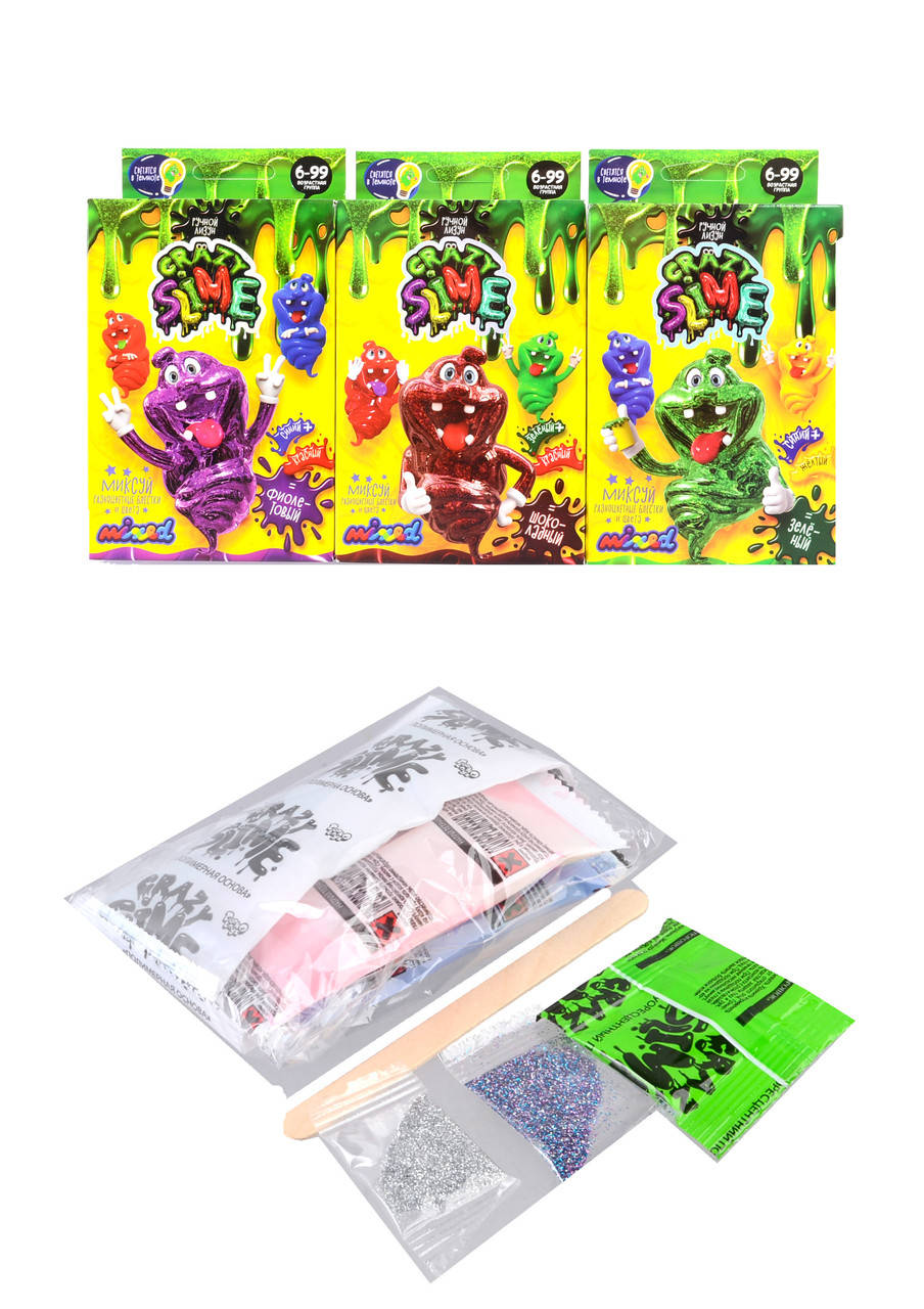 

Безпечний освітній набір для проведення дослідів "Crazy Slime" міні укр (16)