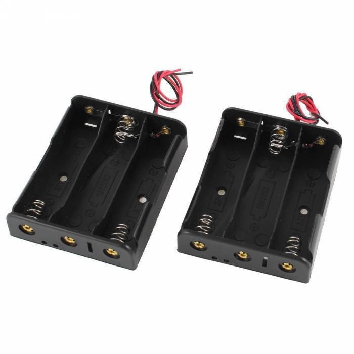 

Бокс на 3 батареи 18650, 11,1 В, питание Arduino