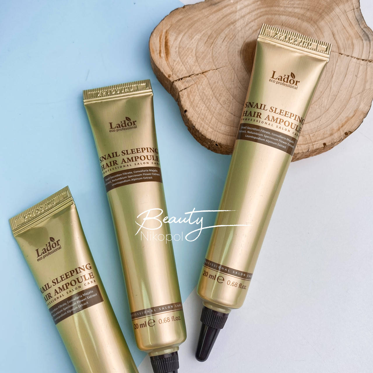 

Восстанавливающая ночная сыворотка для волос Lador Snail Sleeping Hair Ampoule