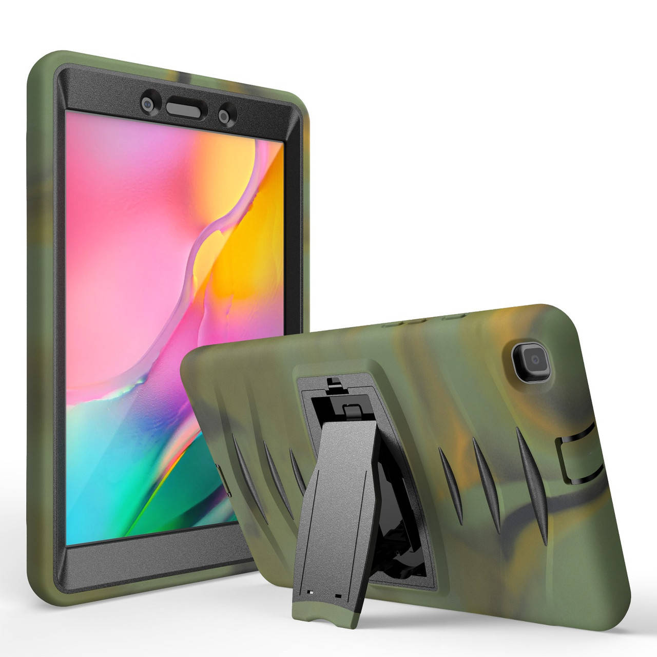 

Чехол Heavy Duty Case для Samsung Galaxy Tab A 8.0 2019 T290 / T295 Green Camo
