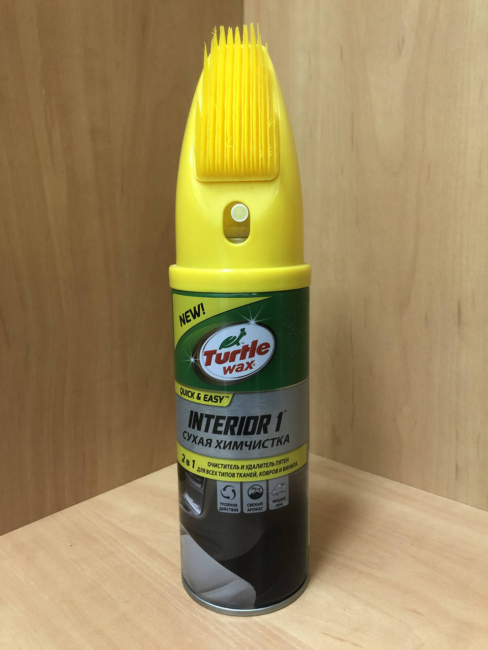 

Сухая химчистка Interior 1 с нейтрализатором запаха 400мл. TURTLE WAX