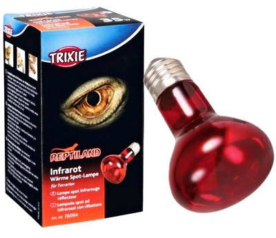 

Лампа инфракрасная обогревающая для рептилий Trixie Infrared Heat Spot Lamp 50 Вт