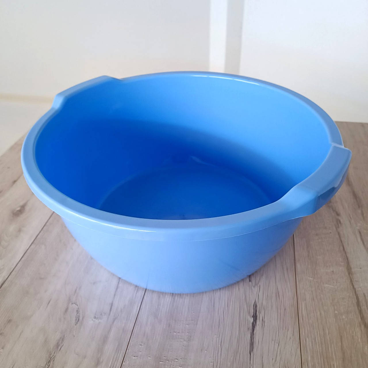 

Круглый тазик из пластика с ручками таз 15 л Эко