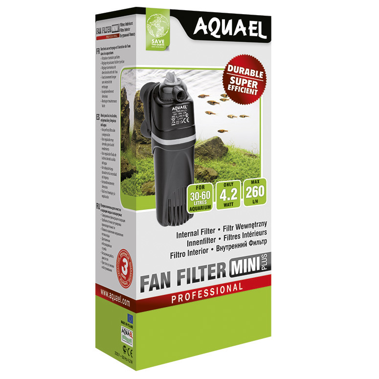 

Внутренний фильтр для аквариума Aquael FAN FILTER Mini Plus для аквариума до 60 л