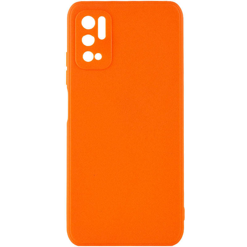 

Силиконовый Чехол с защитой камеры для Xiaomi Redmi Note 10 5G / Poco M3 Pro (Оранжевый / Orange)
