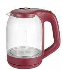 

Електрочайник скляний 1,7 л, 2200 Вт, дисковий, LED підсвічування новый код УКТЗЕД