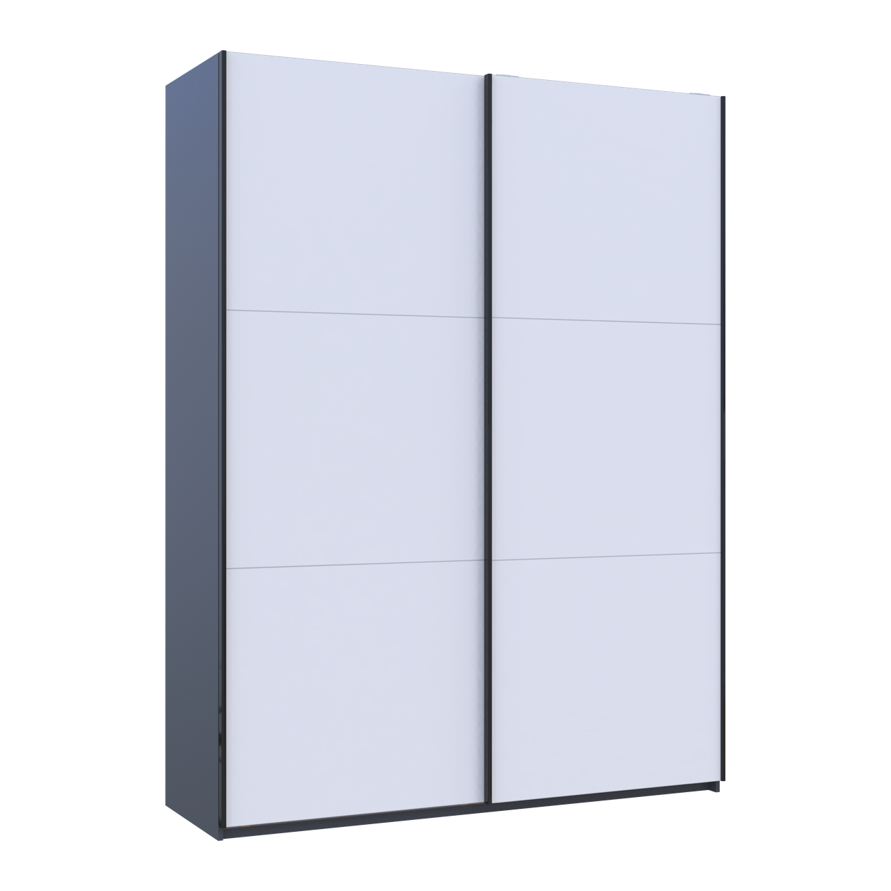 Шафа купе Doros G-Caiser Графіт/Білий 2 ДСП / 3 частини 180х60х240 (44900262) 5