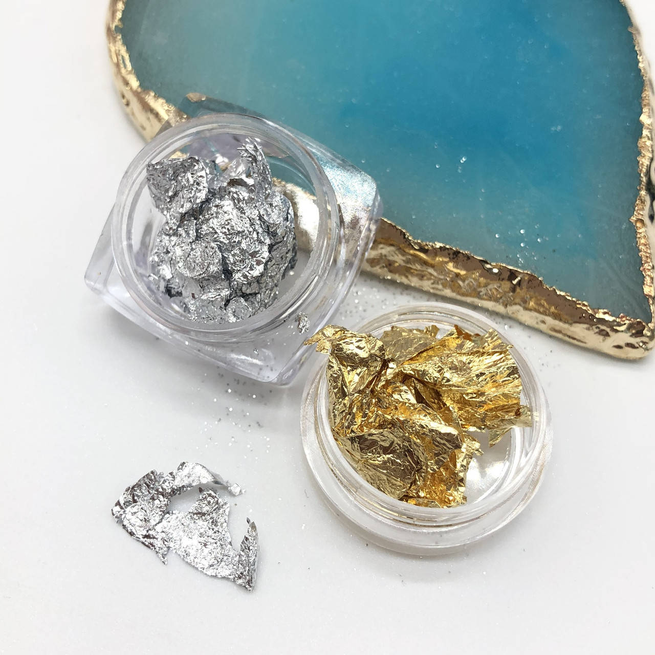 

Набор жатой фольги, 2шт