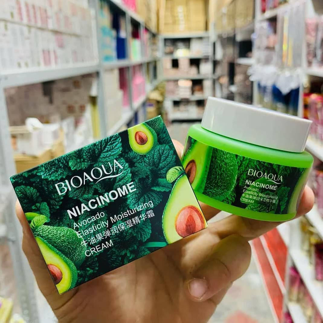 

Увлажняющий крем для лица Bioaqua Niocinome Avokado с экстрактом авокадо 50 g