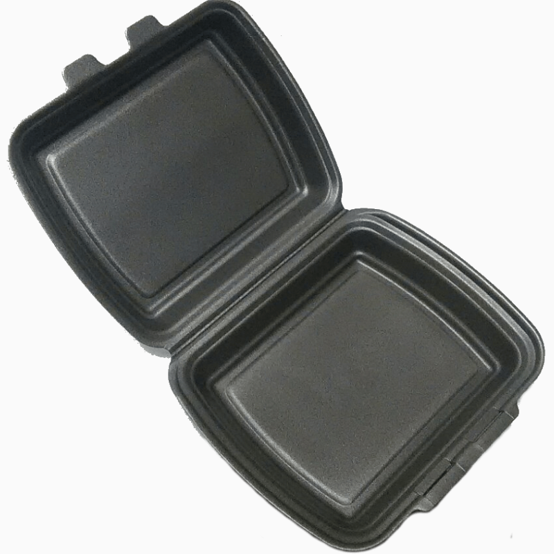 

Ланч бокс одноразовый НР-10 24,6х15х6см 250шт черный из вспененного полистирола