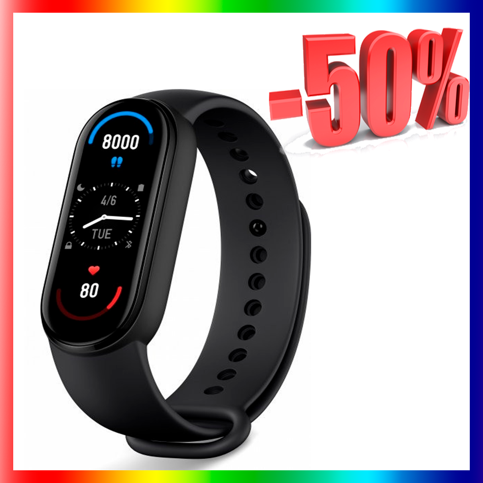 

Умный фитнес браслет с измерением давления Smart Band M6, спортивный фитнес-трекер с шагомером, тонометром