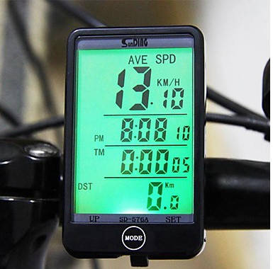 

Велосипедный сенсорный проводной компьютер +подсветка SunDing 5+см 27 функций