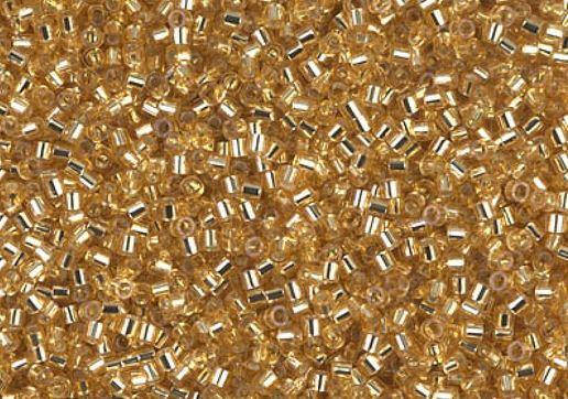 

Японський бісер Miyuki Delica 15/0 DBS0042 Silver Lined Gold