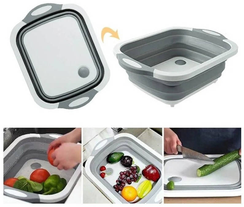 

Доска-миска разделочная 2 в 1